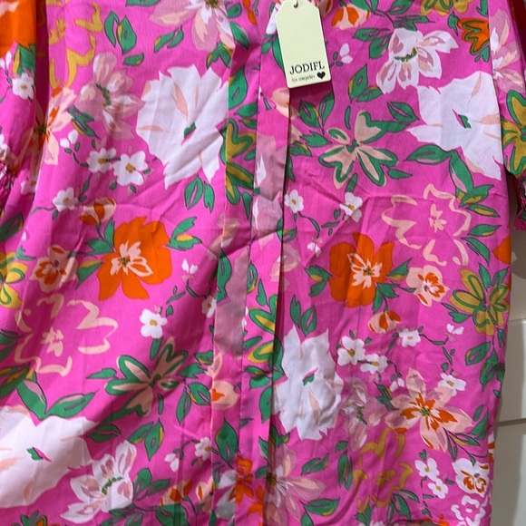 NWT Jodifyl pink floral blouse - Picture 2 of 4